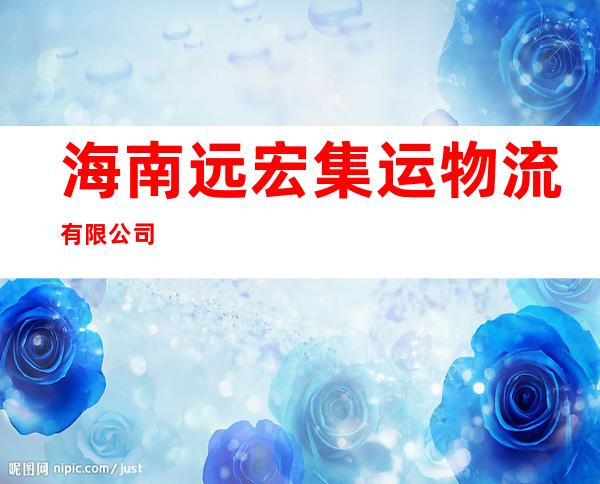 海南远宏集运物流有限公司